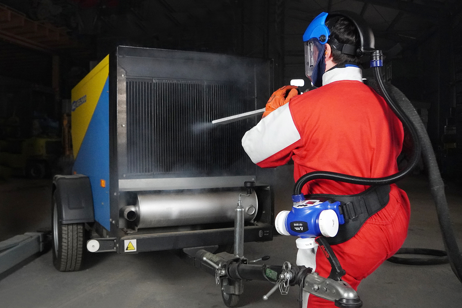 Strahlerschutzanzug einteilig