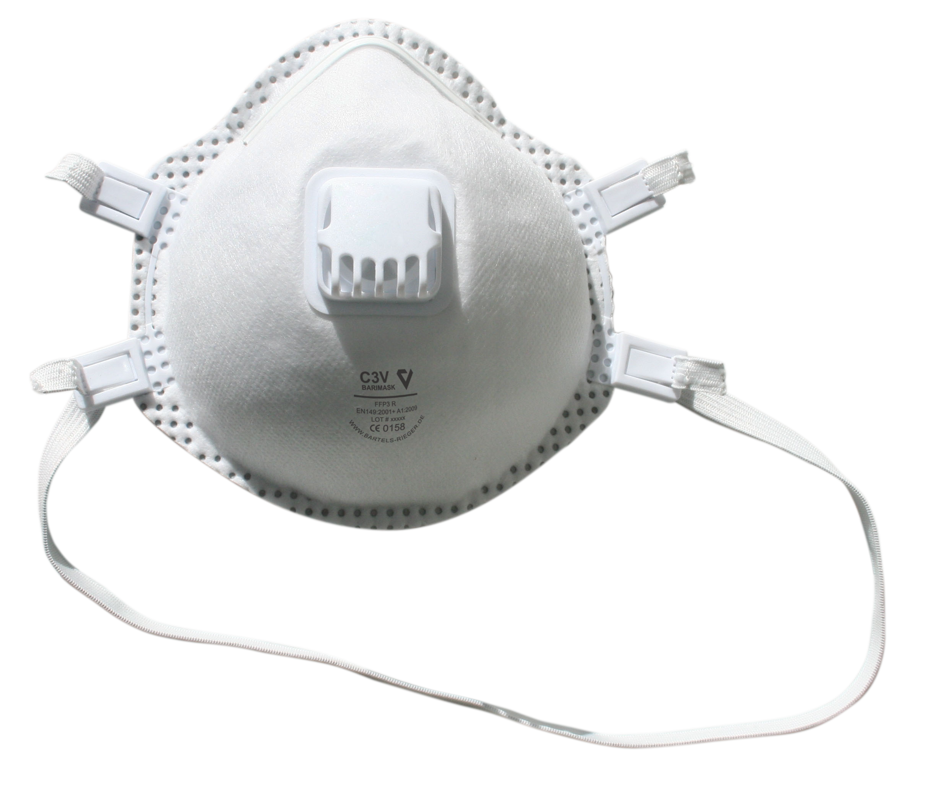 FFP3-Maske Barimask C3V mit Ausatemventil Komplettansicht