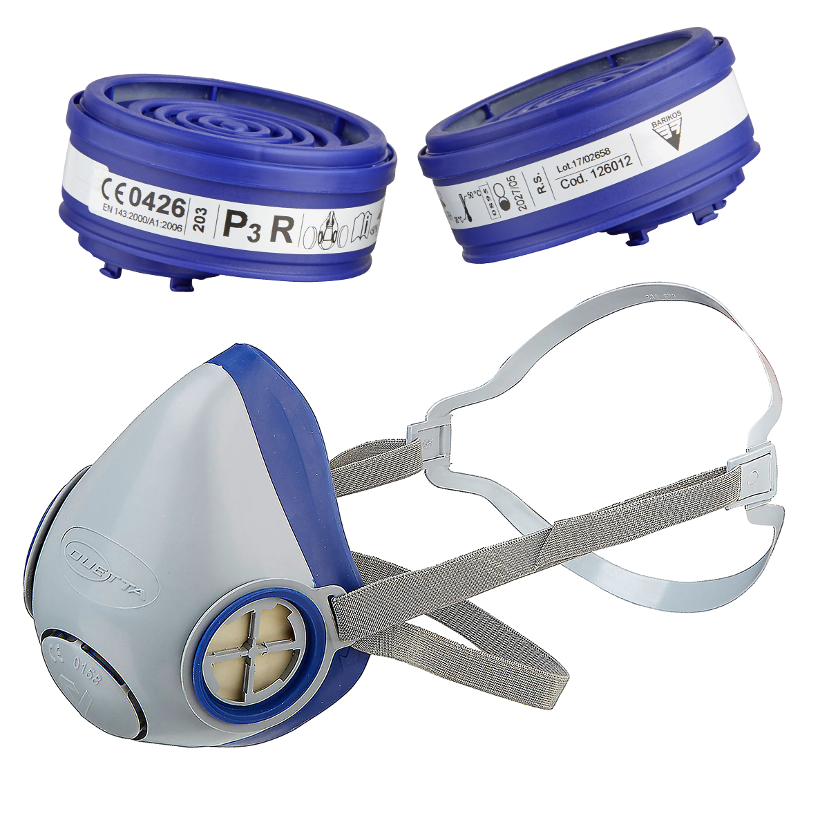 Starter Pack Halbmaske DUETTA + 2 DUETTA P3-Filter