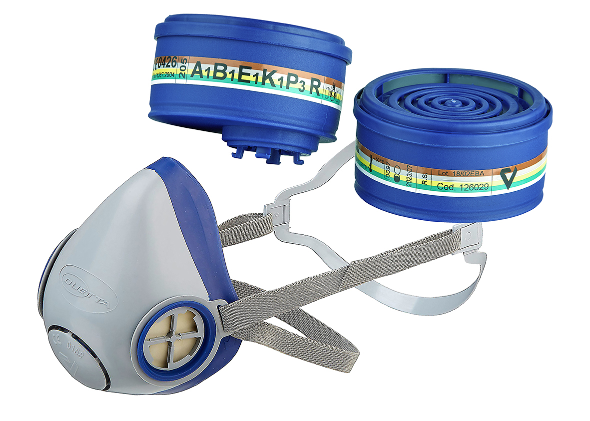Atemschutz Starter Pack Halbmaske DUETTA + 2 DUETTA-Filter ABEK