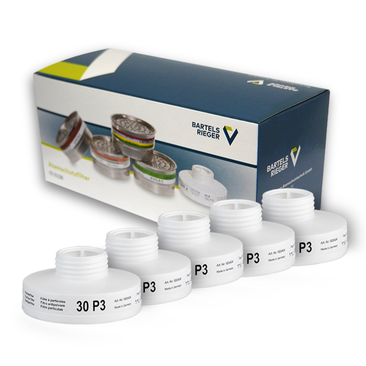 5er-Pack Partikelfilter 30 P3 von BartelsRieger