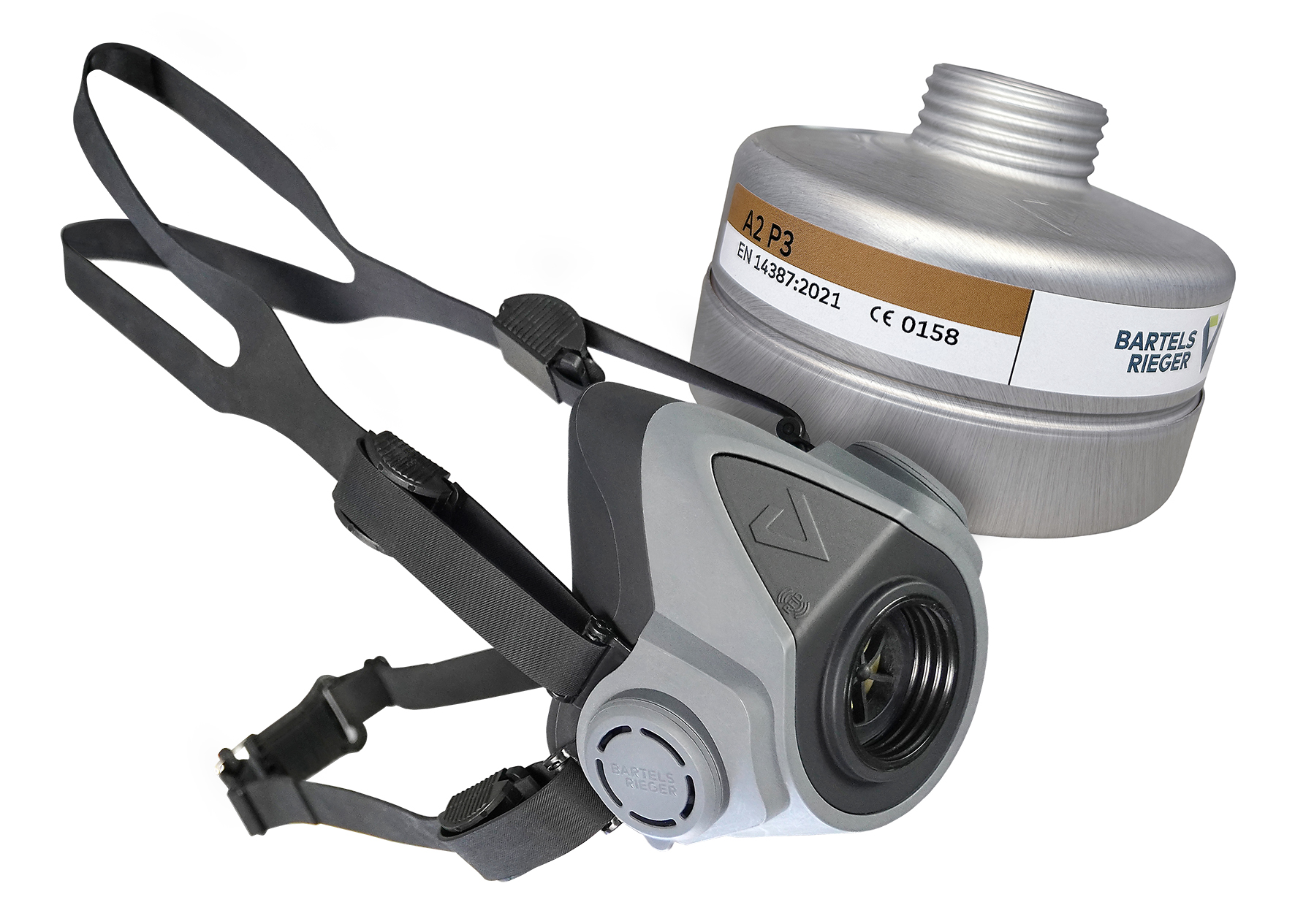 Atemschutz Starter Pack Halbmaske + Schraubfilter BR A2P3