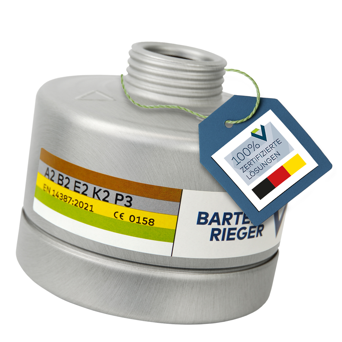 BartelsRieger Kombinationsfilter BR A2B2E2K2P3 (Schutzklasse A2B2E2K2-P3)