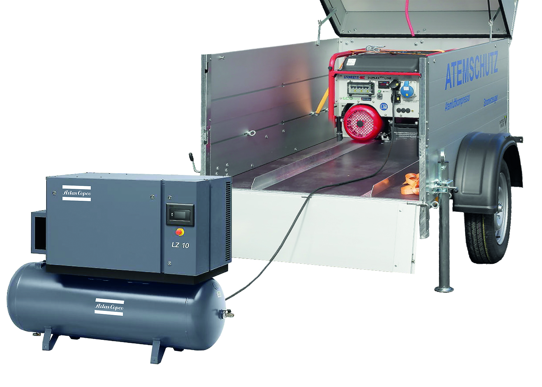 Atemschutz-Anhänger AirMax MEMBRAN-KOMPRESSOR