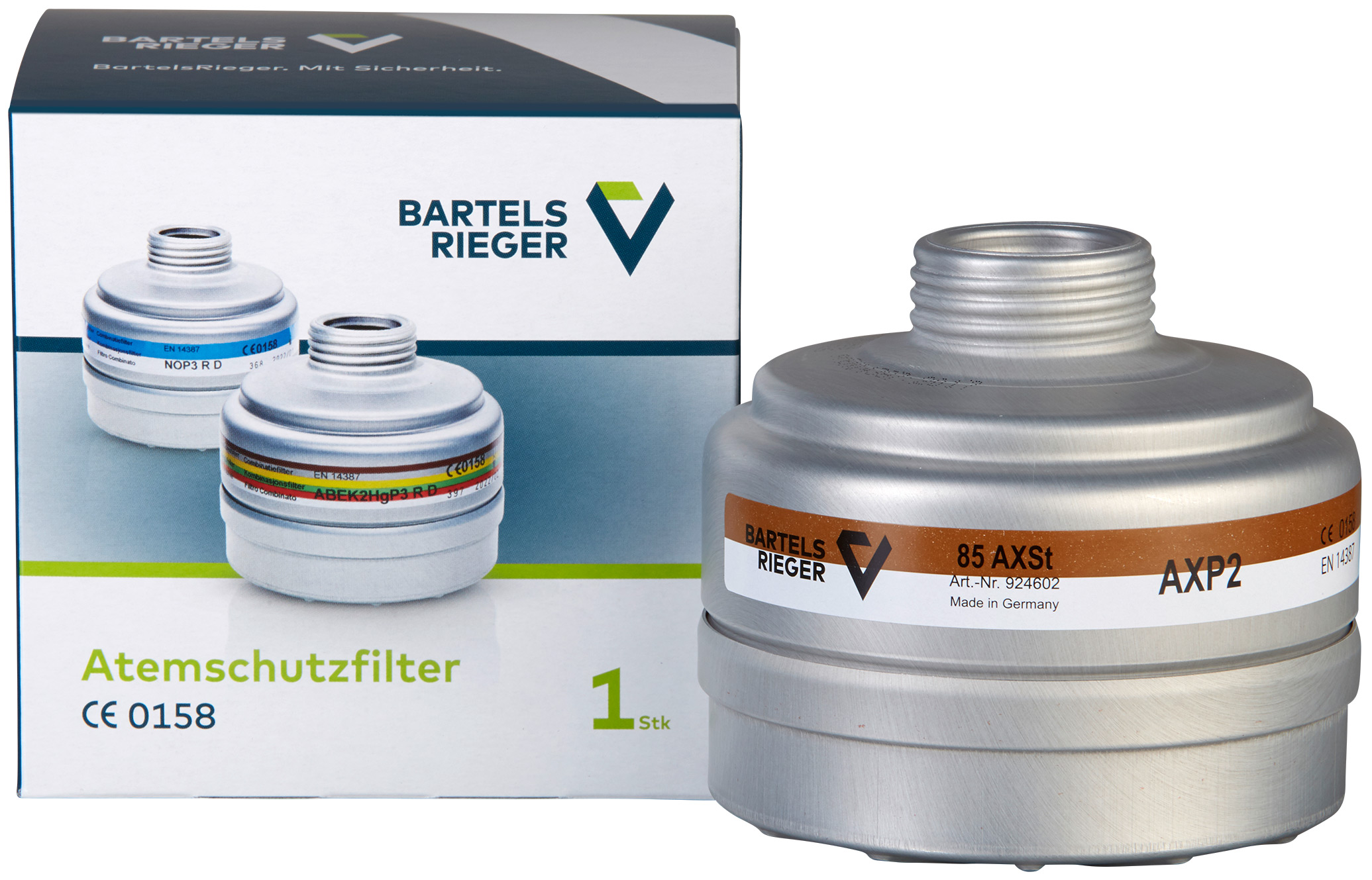 Filter 85 AXSt (Schutzklasse AX-P2 R D) von BartelsRieger