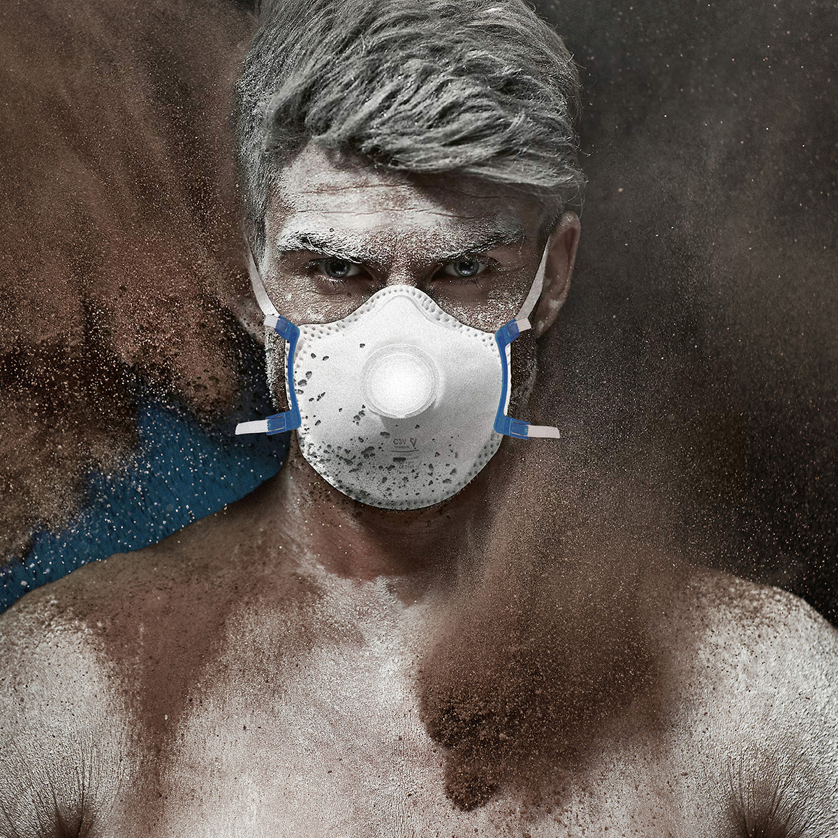 FFP3-Maske BARIMASK C3V Staubmaske für Industrie und Handwerk