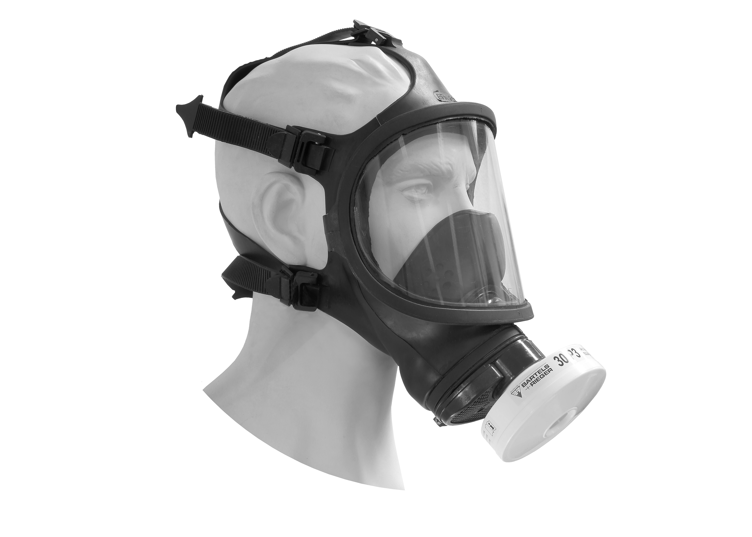 Anwendungsbeispiel der Vollmaske BRK 820 mit Partikelfilter 30 P3