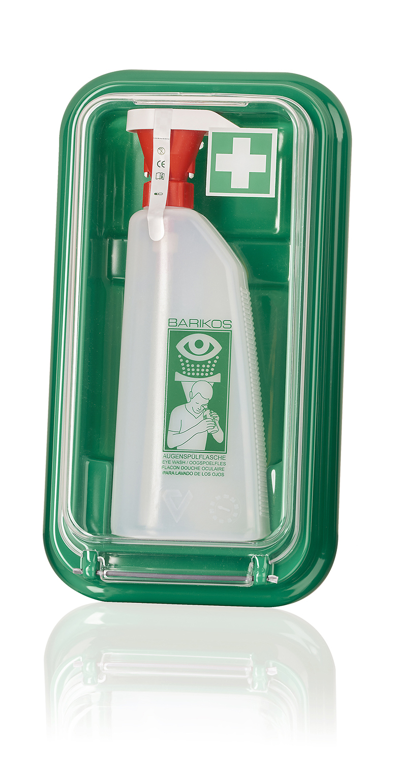Wandbehälter für 1 Augenspülflasche 620 ml