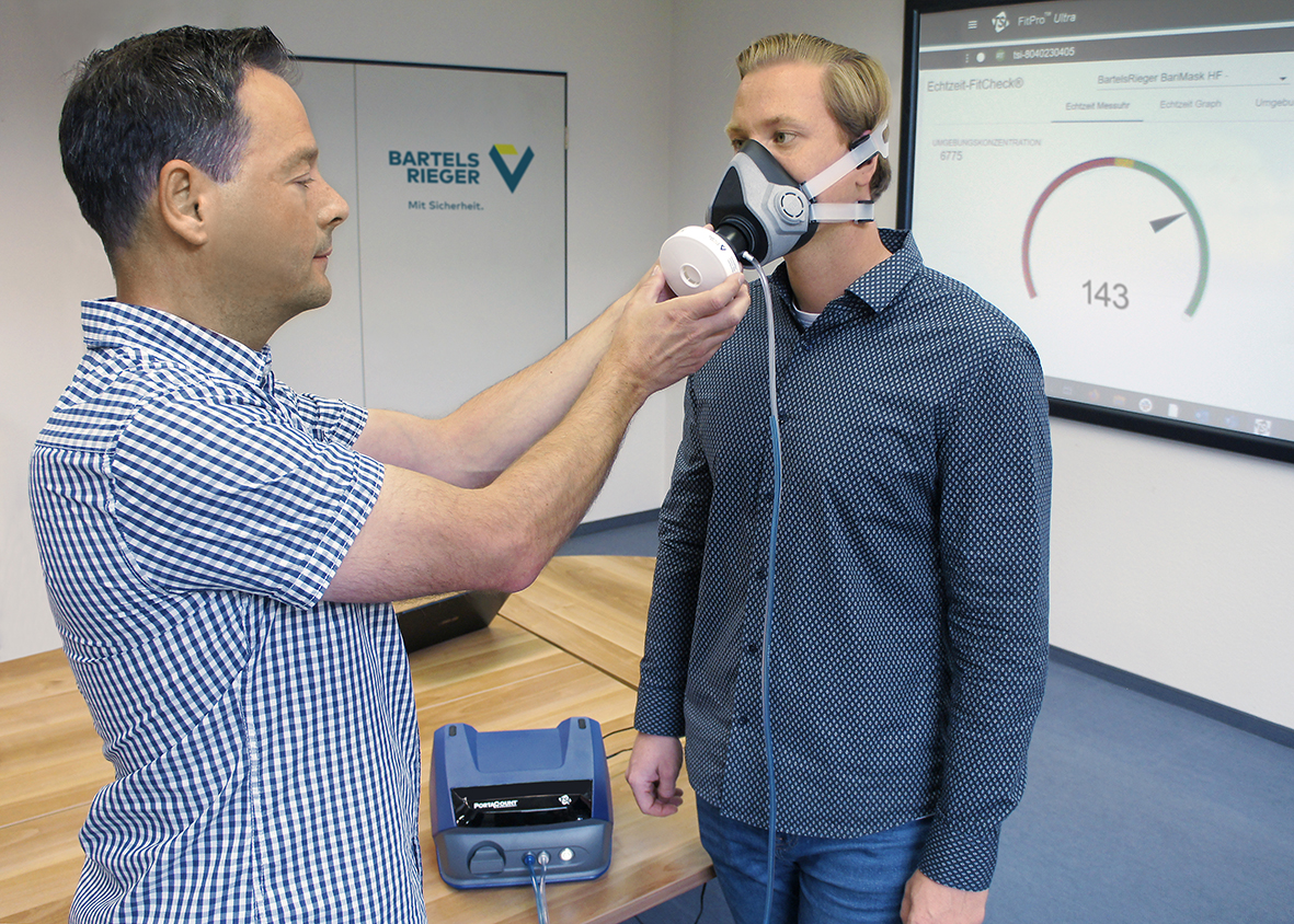 Fit-Testing – Dichtheitstest bei Atemschutzmasken